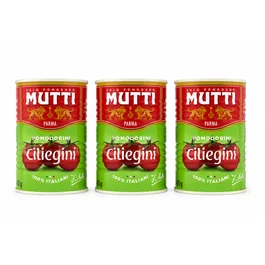 Kit com 3 Tomate Cereja Cherry Mutti 400g
