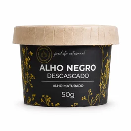 Alho Negro Descascado Sítio 50g