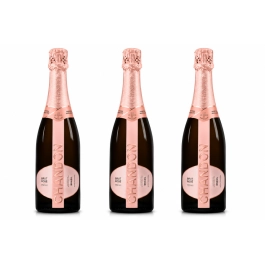 Kit com 3 Espumante Chandon Rosé 750ml