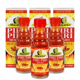 Kit com 3 Molho de Piri-Piri Picante Maçarico 100g