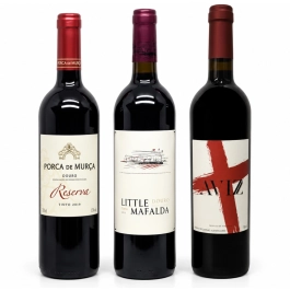 Kit com 3 Vinhos Províncias + Abridor Personalizado
