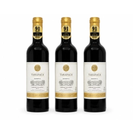 Kit com 3 Vinhos Tarapacá Reserva Cabernet Sauvignon 375ml