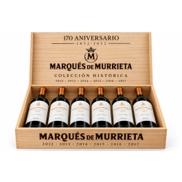 Kit Vertical Vinhos Marques de Murrieta 2012/13/14/15/16/17 Un
