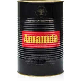 Azeitonas Pretas Temperadas Amanida 4Kg
