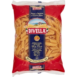 Macarrão PENNE Ziti Rigate Divella 500g