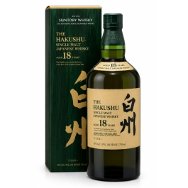 Whisky The Hakushu Single Malt 18 Anos 700ml